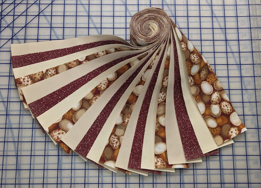 Jelly Roll-Speckled Eggs with Sand-20-2 1/2" Strips