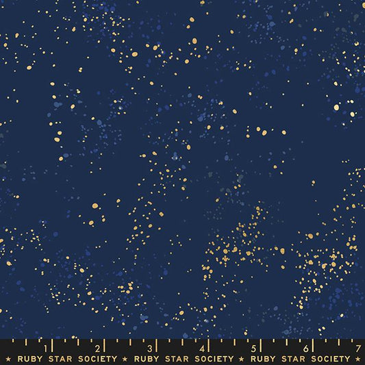 Speckled Metallic-Navy-Ruby Star