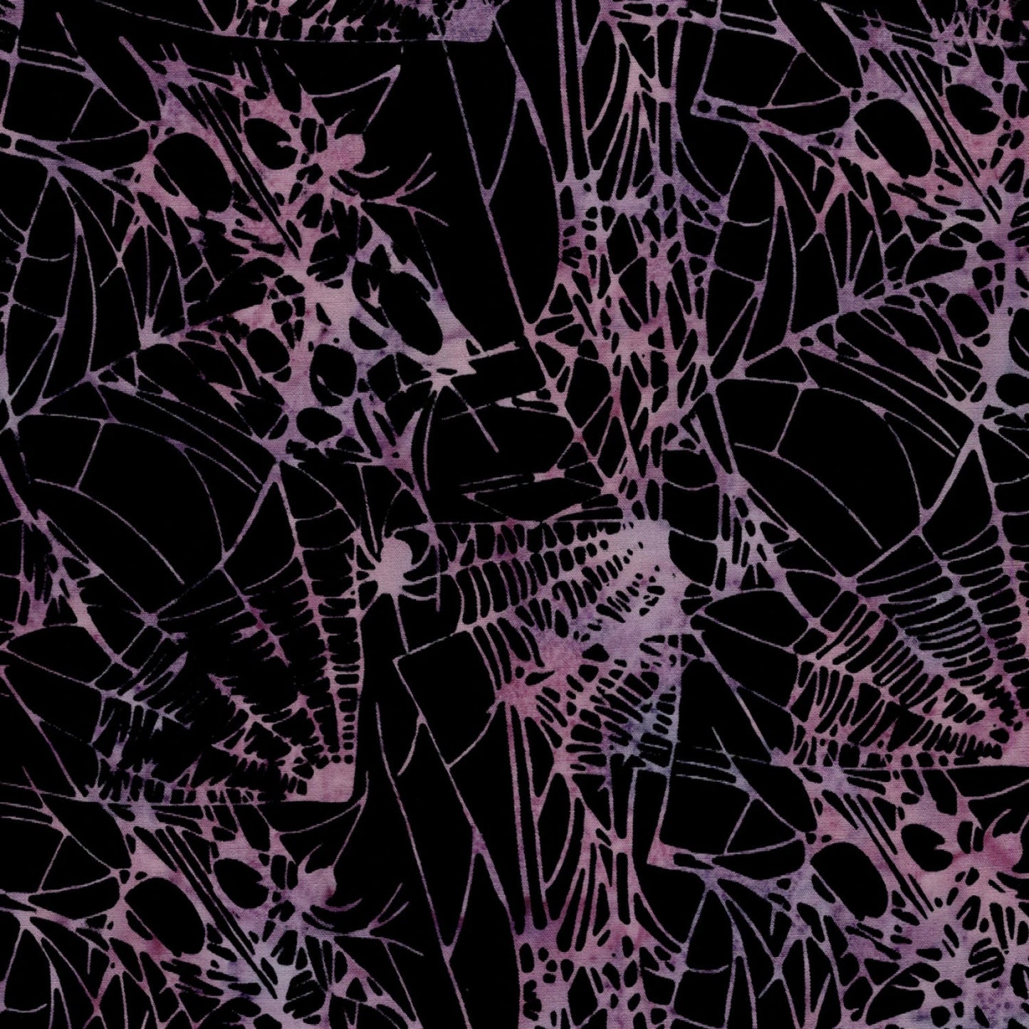Spiders and Webs-Black B/G-Island Batik-BTY