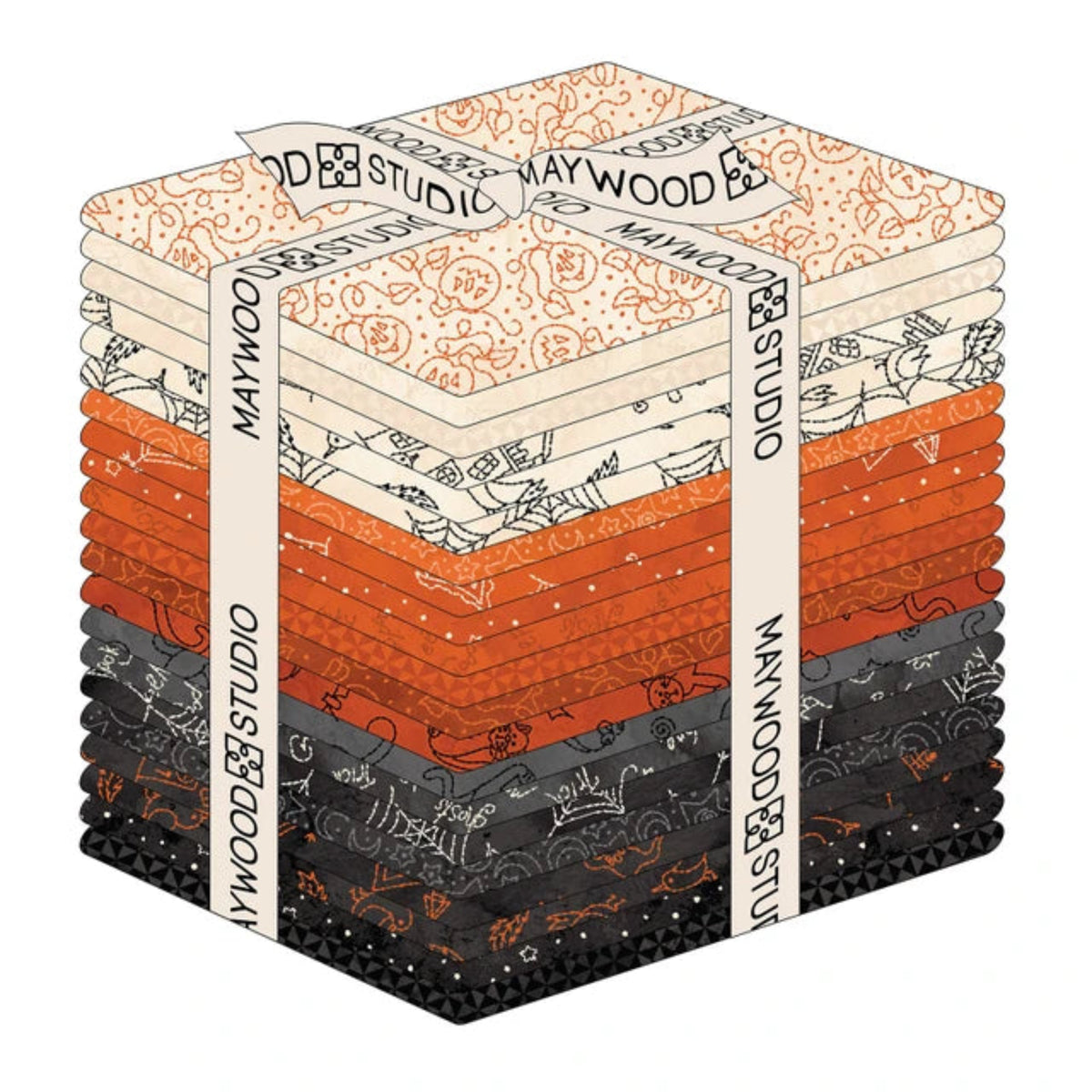 Spooky Stitches Fat Quarter Bundle-21 Fat Quarters per Bundle-Maywood Studios