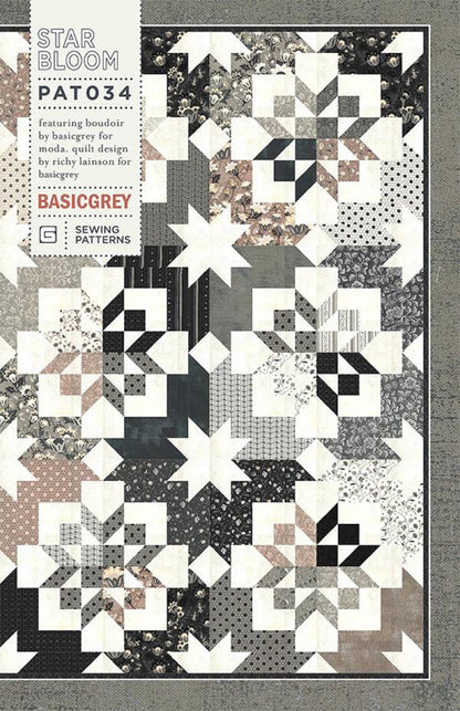 Star Bloom Quilt Pattern by Basic Grey