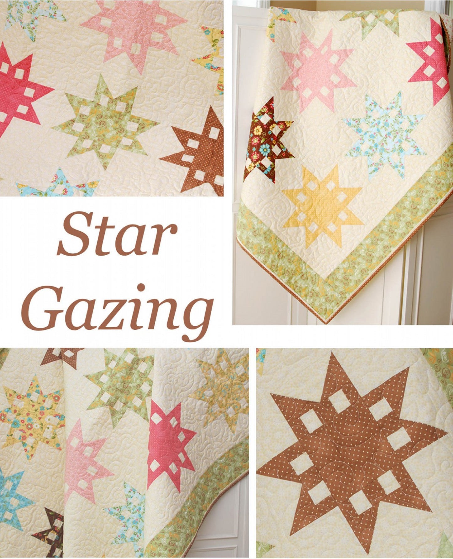 Star Gazing Quilt Pattern by The Pattern Basket