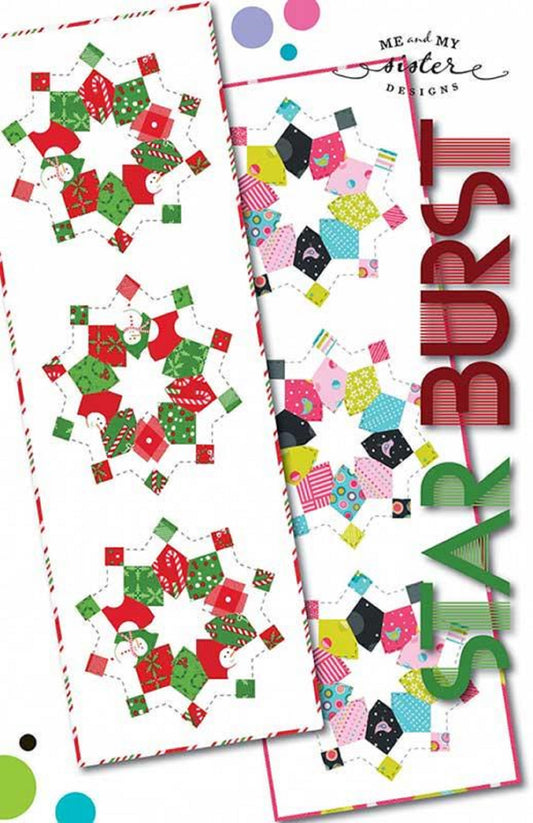 Starburst Table Runner Pattern w/Template-Me and My Sister