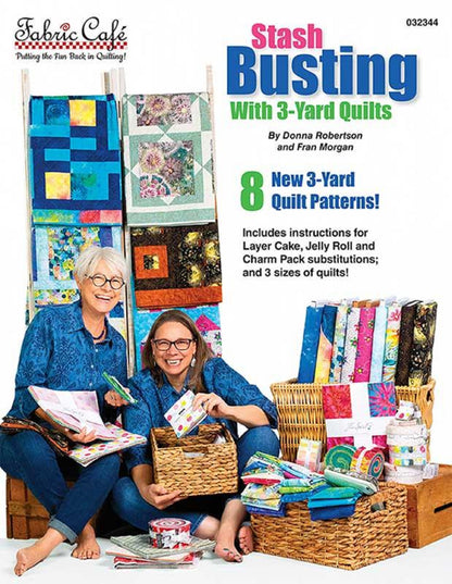 Project Book "Stash Busting With 3-Yard Quilts" by Fabric Café