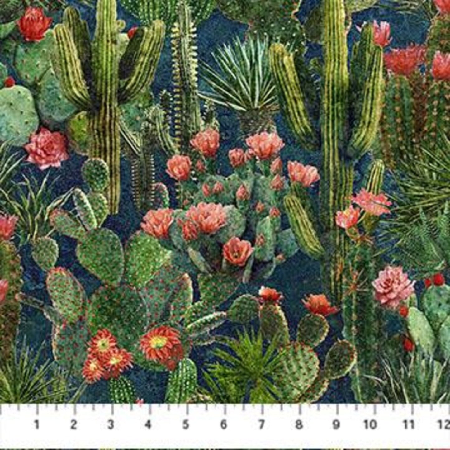 Stonehenge Sedona Spirit-Northcott Fabrics-Cacti and Succulents-BTY