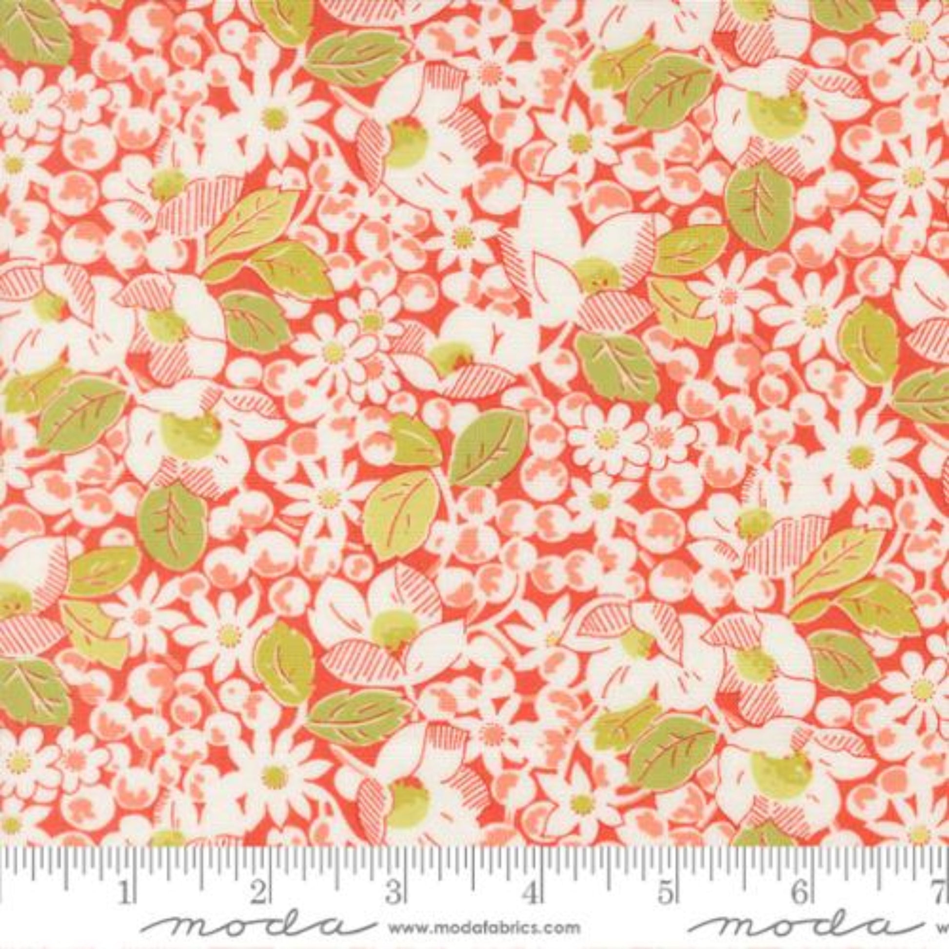 Summer's End-Persimmon-Fig Tree and Company-Moda Fabrics
