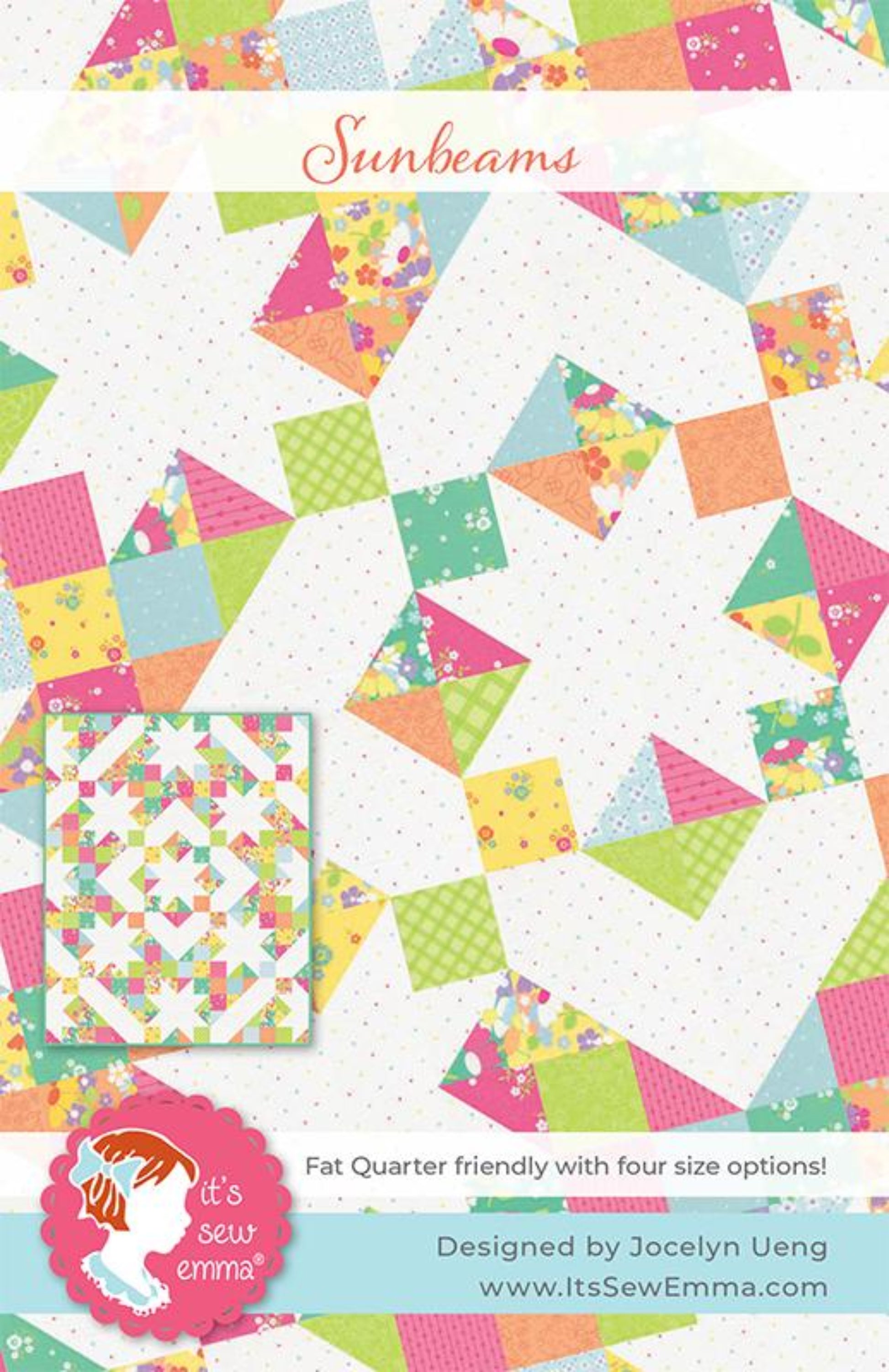 Sunbeams Quilt Pattern-It's Sew Emma-4 Sizes