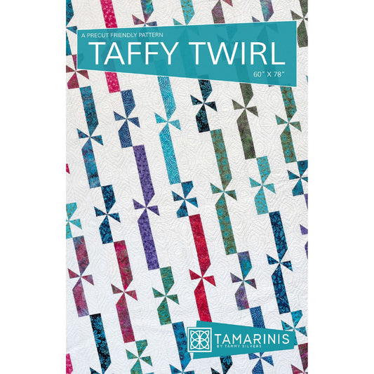 Taffy Twirl Quilt Pattern by Tamarinis-Precut Friendly