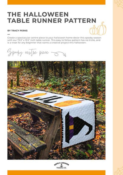 The Halloween Table Runner Pattern by Rope & Anchor Trading Co.