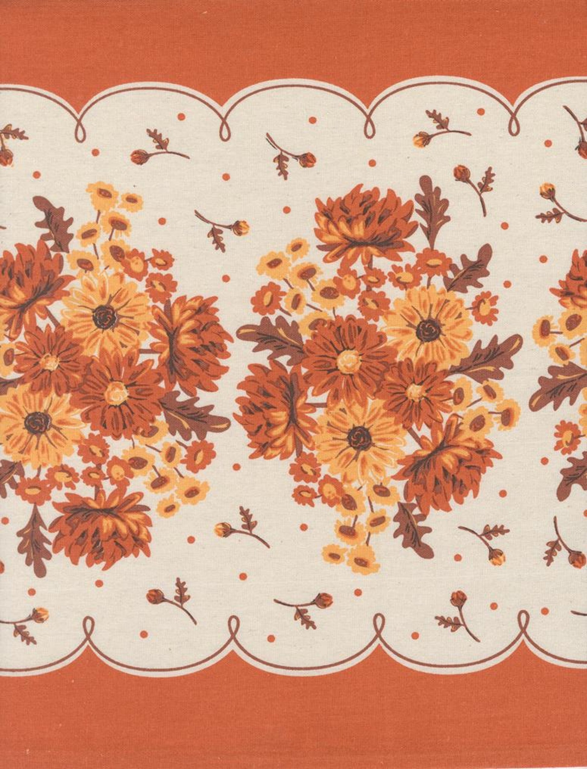 Toweling-Classic Retro-Mums-16 Inches Wide-Moda Fabrics-BTY