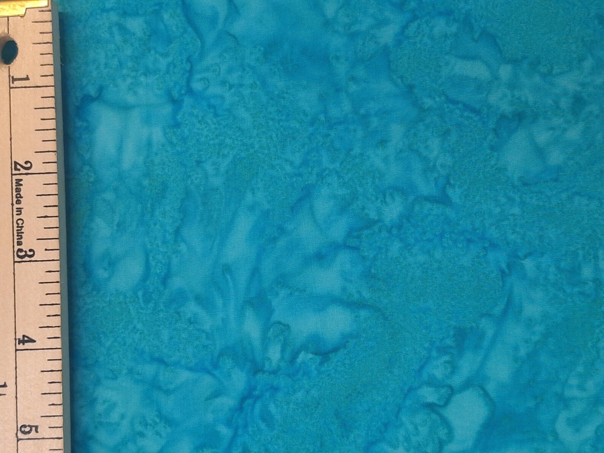 Turquoise Batik by Fabri-Quilt-BTY