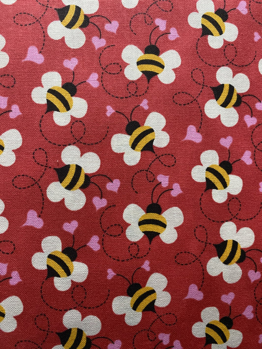 Buzzing In Love-Unbranded-BTY-Bees on Red