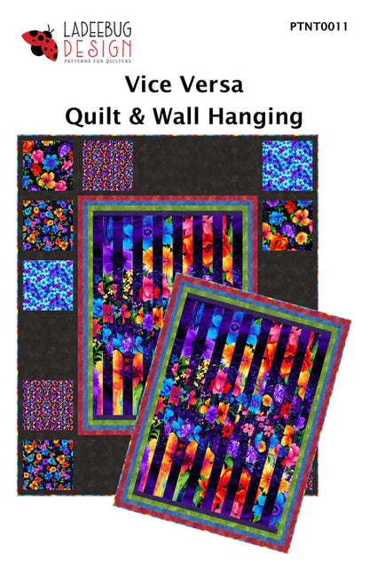 Vice Versa Quilt and Wall Hanging Pattern by Ladeebug Designs