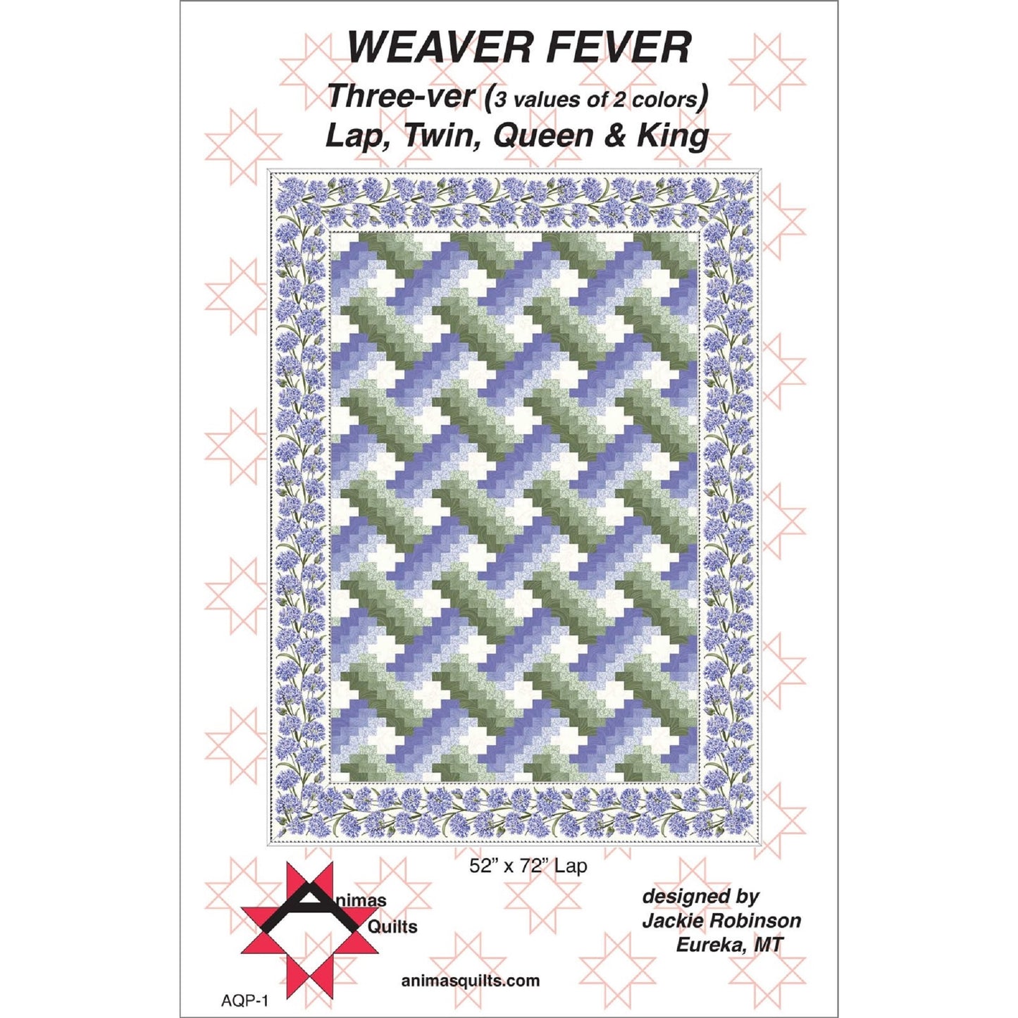 Weaver Fever Quilt Pattern by Animas Quilts-4 Sizes
