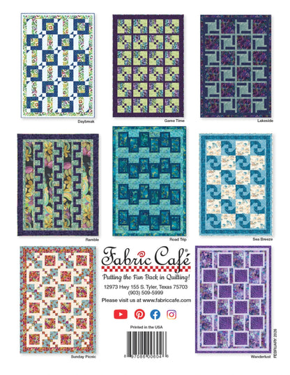 Weekend 3-Yard Quilts-Fabric Cafe-Make in a Weekend-8 Designs