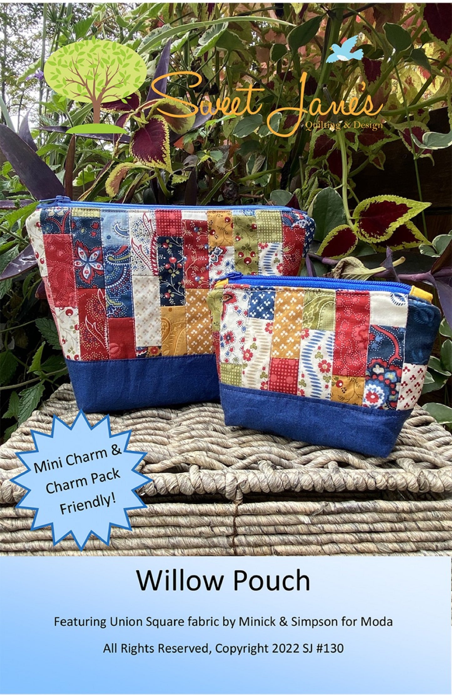 Willow Pouch Pattern by Sweet Jane's Quilts