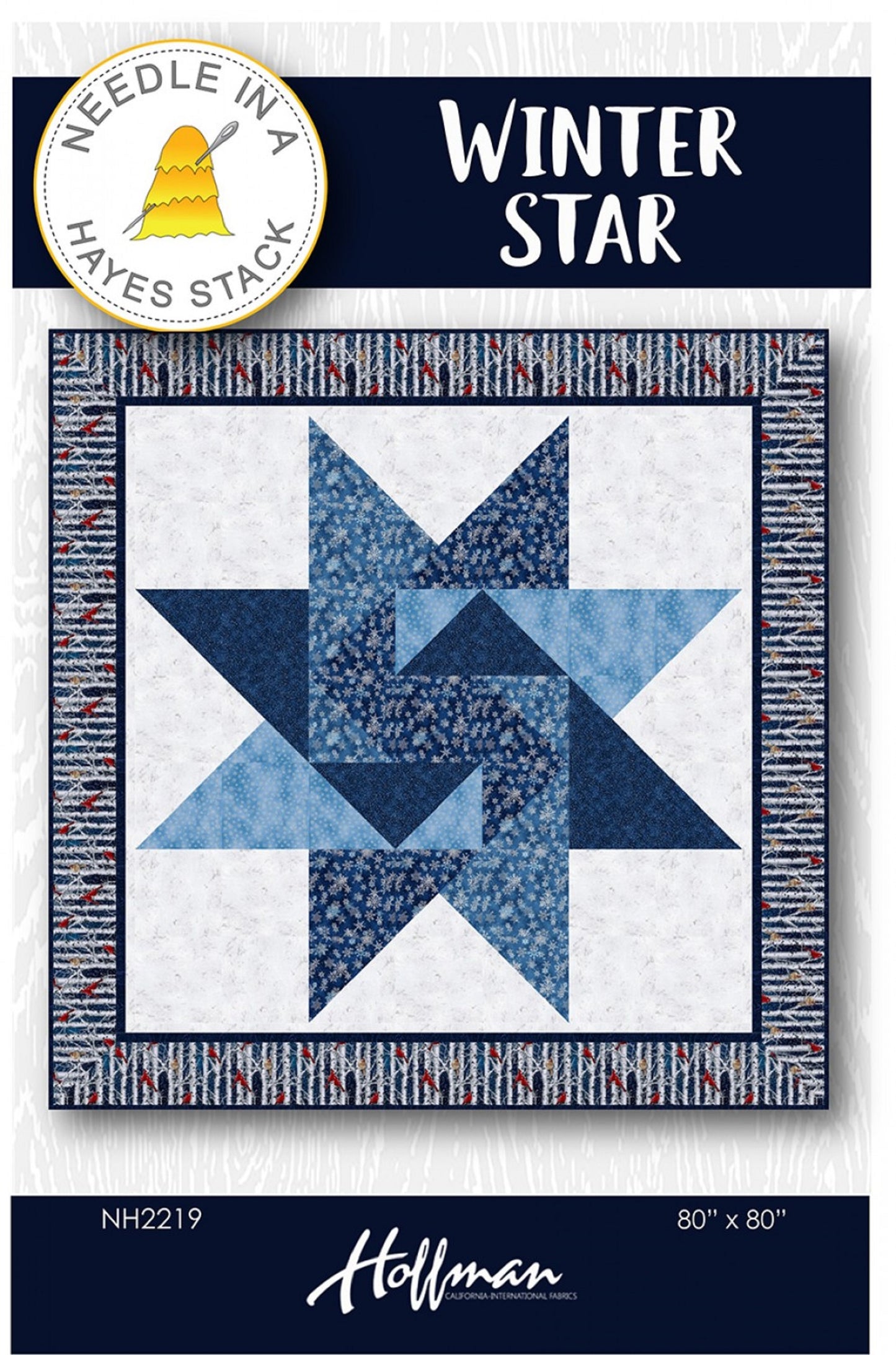 Winter Star Quilt Pattern by Needle in a Hayes Stack