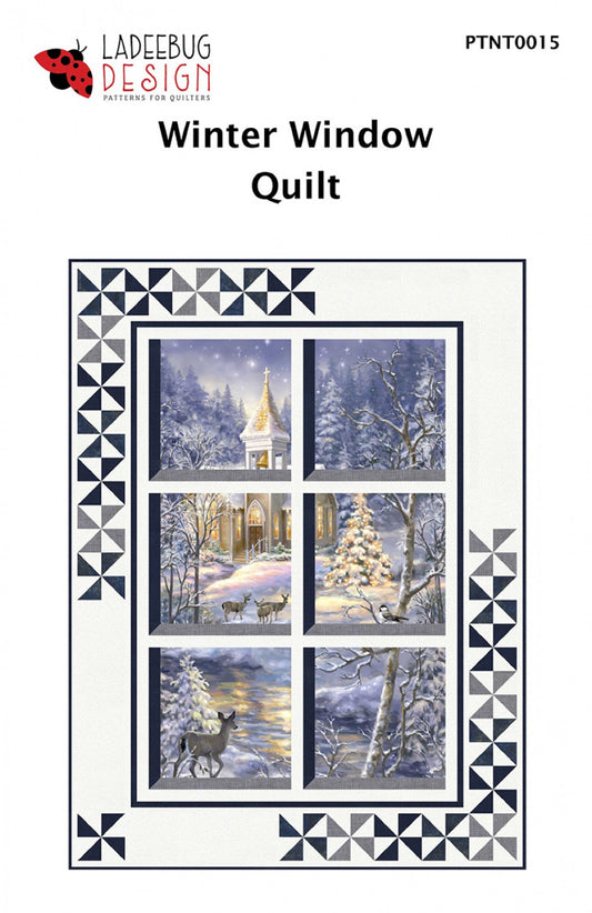 Winter Window Quilt Pattern by Ladeebug Designs