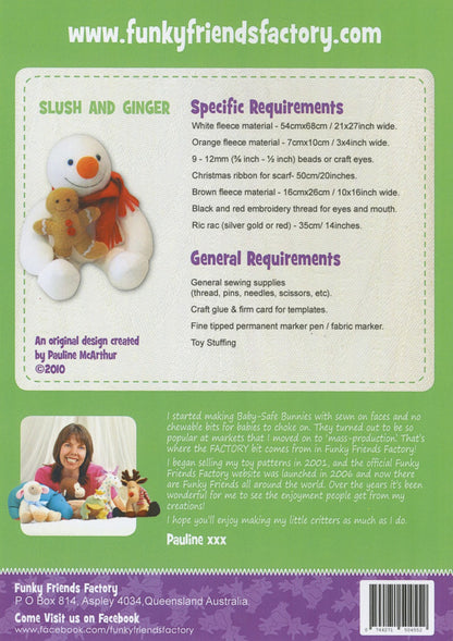 Slush and Ginger Pattern by Funky Friends Factory