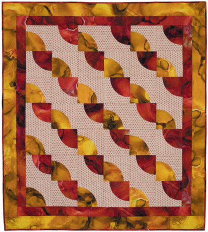 Project Book "Curve Appeal 3 Yard Quilts" by Fabric Café