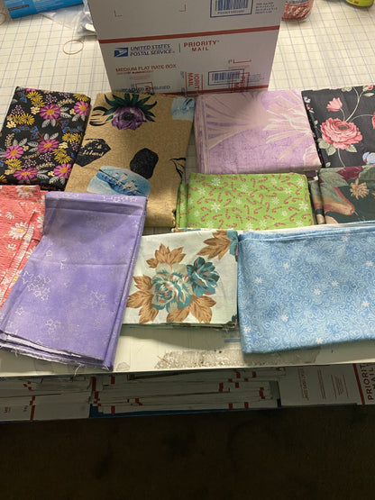 Stash Bash Box-5 - 2yard pieces or 10 - 1 yard pieces-Great to Build Your Stash