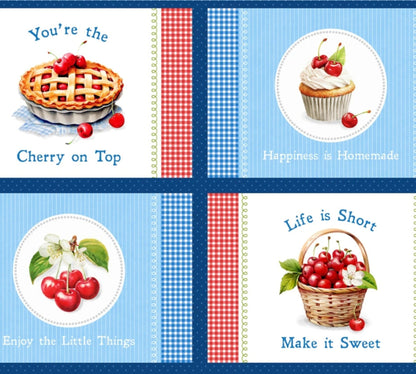 Sweet Cherry Placemat Panel by Wilmington Prints