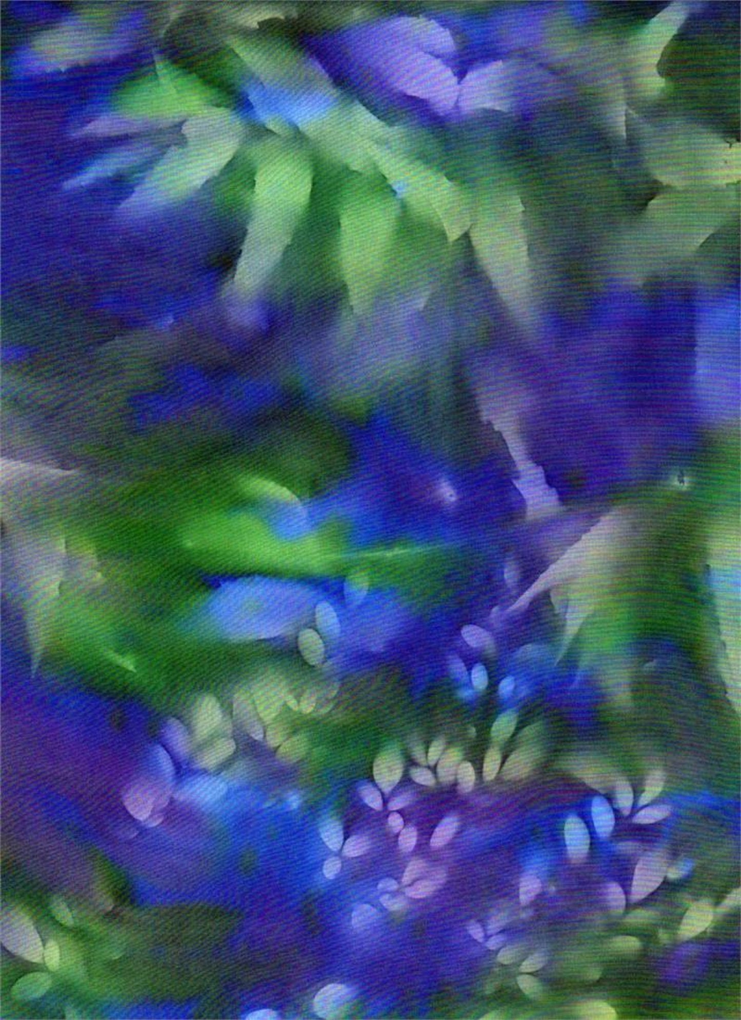 Batik Textiles-0616-Bali Sun Print-Greens & Purples-By The Yard