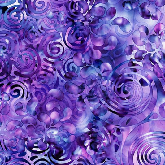 Effervescence "Purple"-108" Wide-Quilting Treasures-BTY