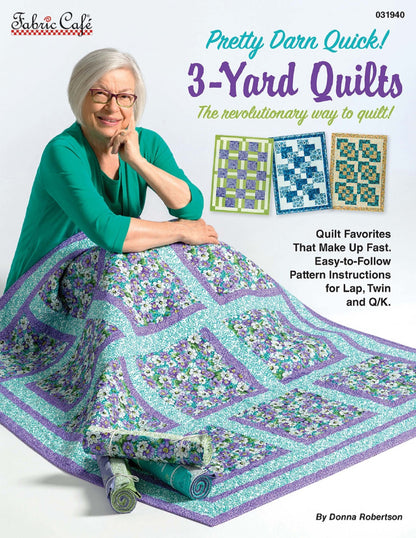 Project Book "Pretty Darn Quick! 3-Yard Quilts" by Fabric Café