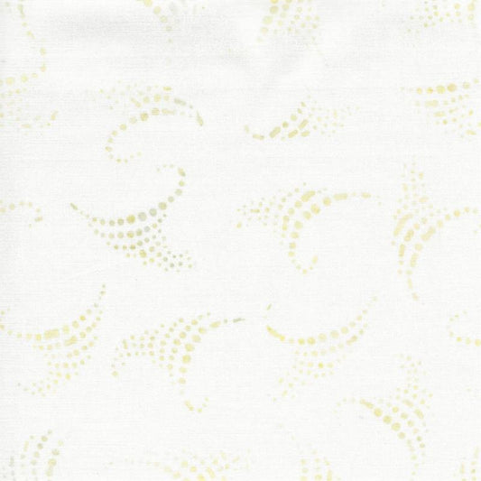 Batik Textiles #5720-Dots on White Background-Fat Quarter