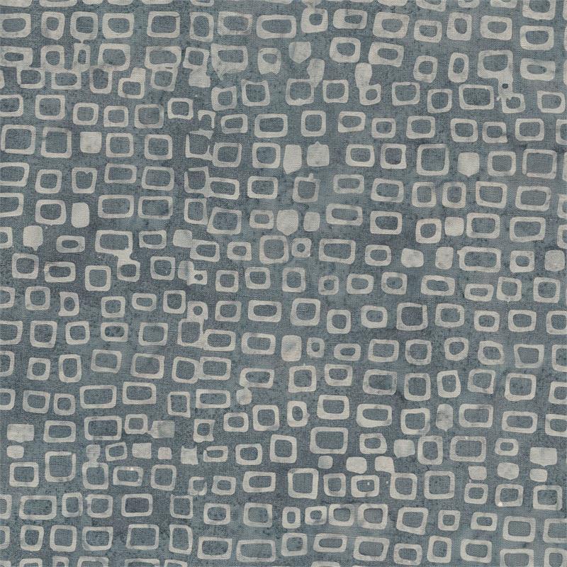 Small Squares on a Gray B/G-#5724-Batik Textiles-Fat Quarter