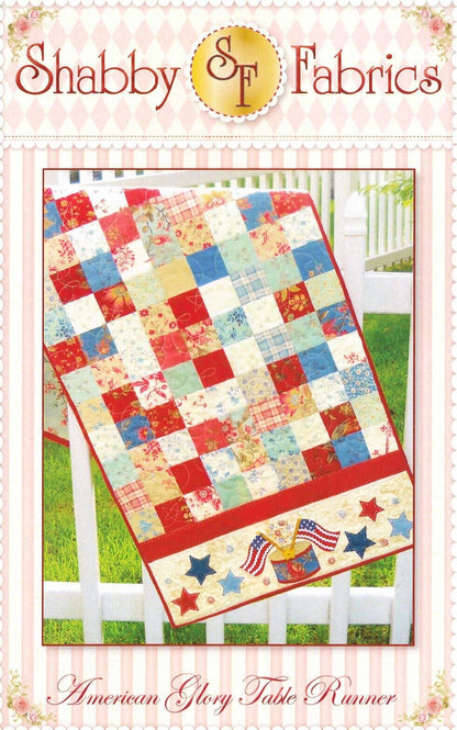 American Glory Table Runner Pattern by Shabby Fabrics