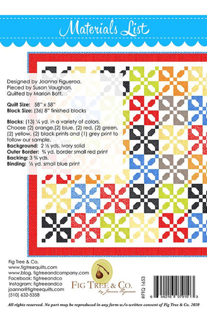 Criss Cross Quilt Pattern by Fig Tree & Co.
