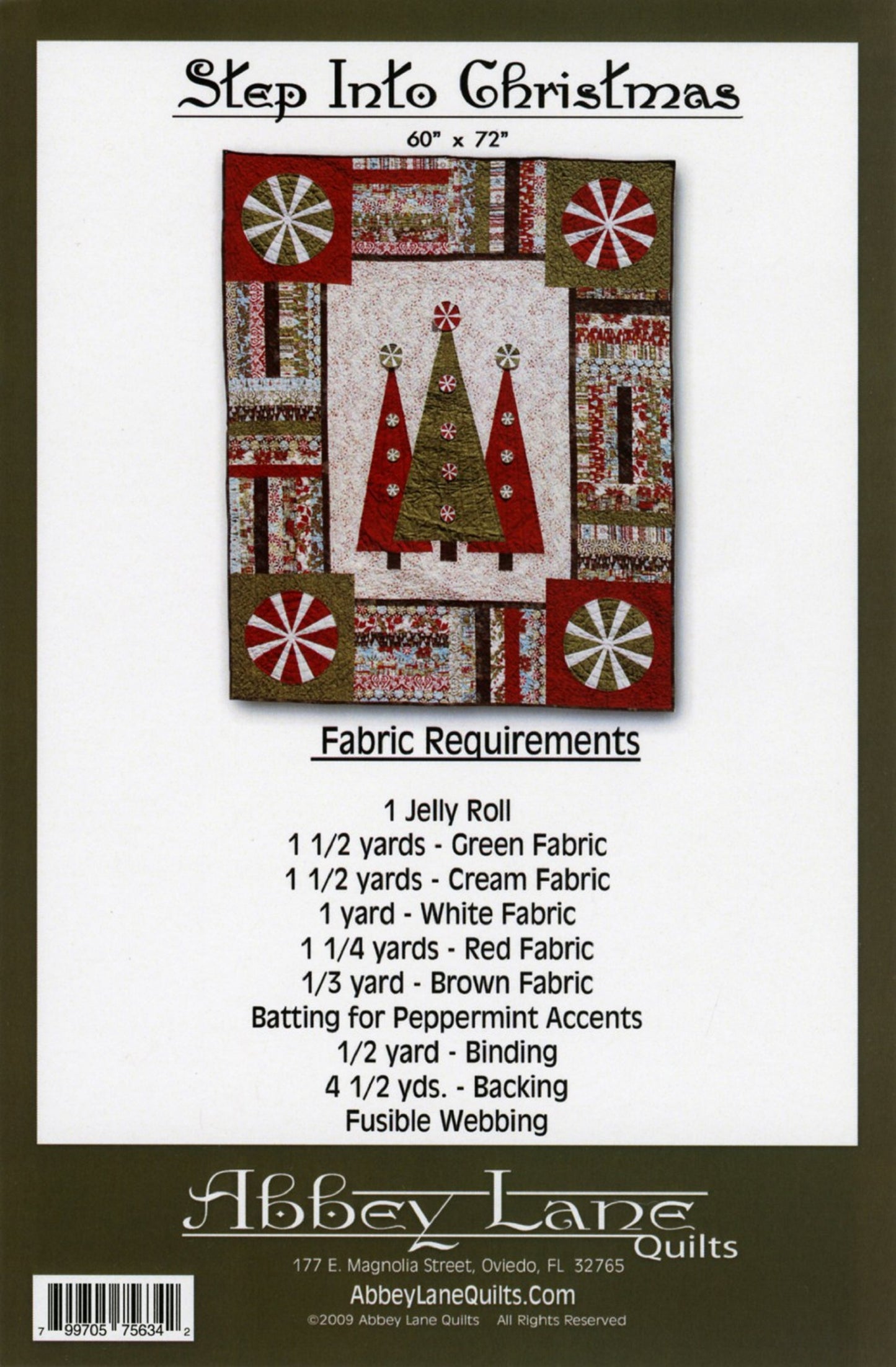 Step Into Christmas Quilt Pattern by Abbey Lane Quilts