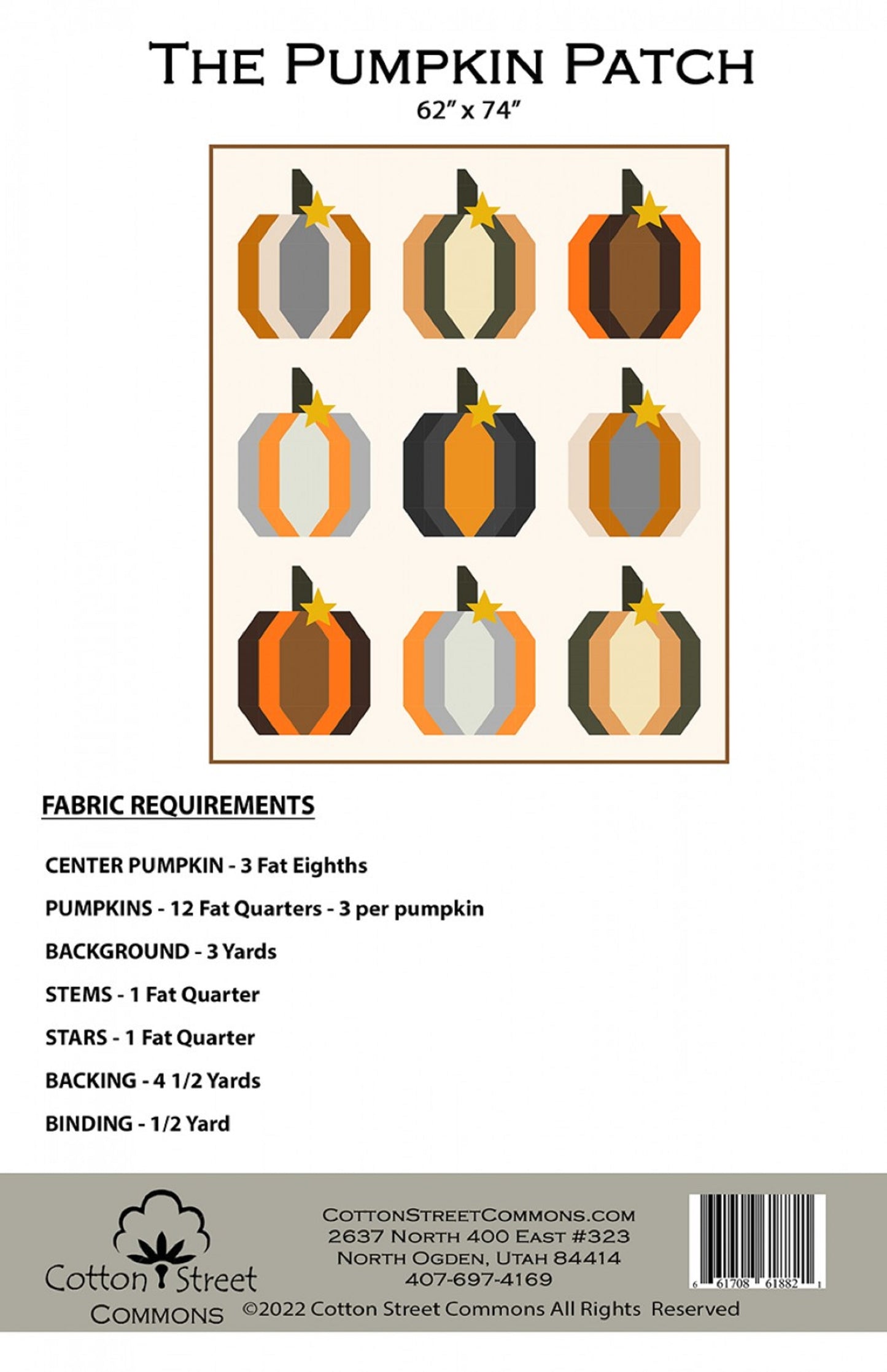 The Pumpkin Patch #250 Pattern by Cotton Street Commons