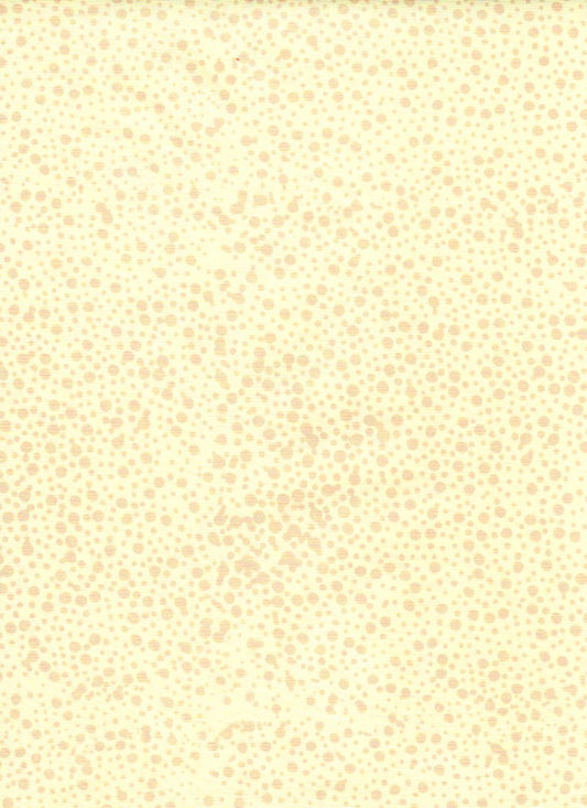 Lavender Dots on Cream B/G-#2824-Batik Textiles-BTY