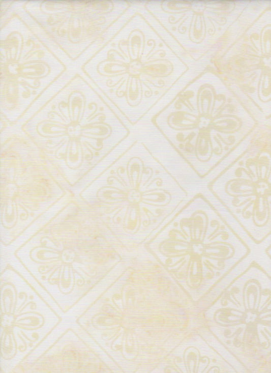 Cream Tonal Novelty Print-#3957-Batik Textiles-BTY