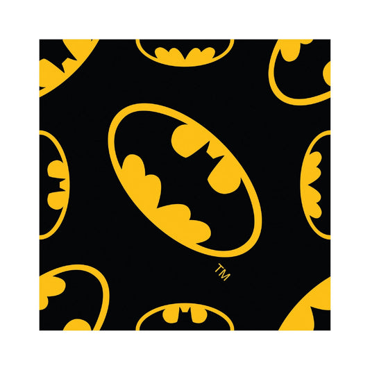 Batman Logo-Camelot Fabrics-Flannel BTY