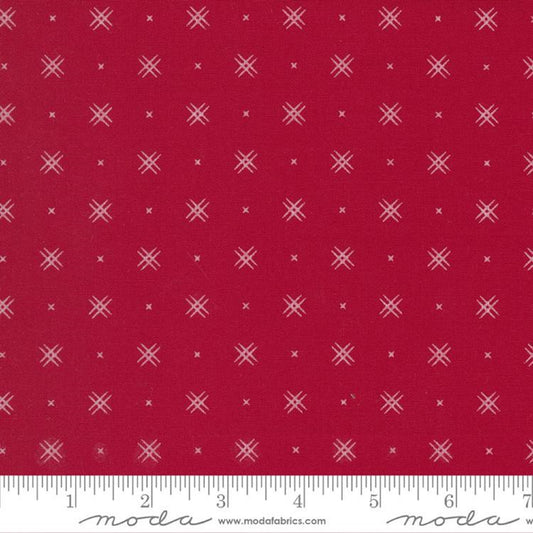 Beyond Bella New-Christmas Red-Moda Fabrics-BTY