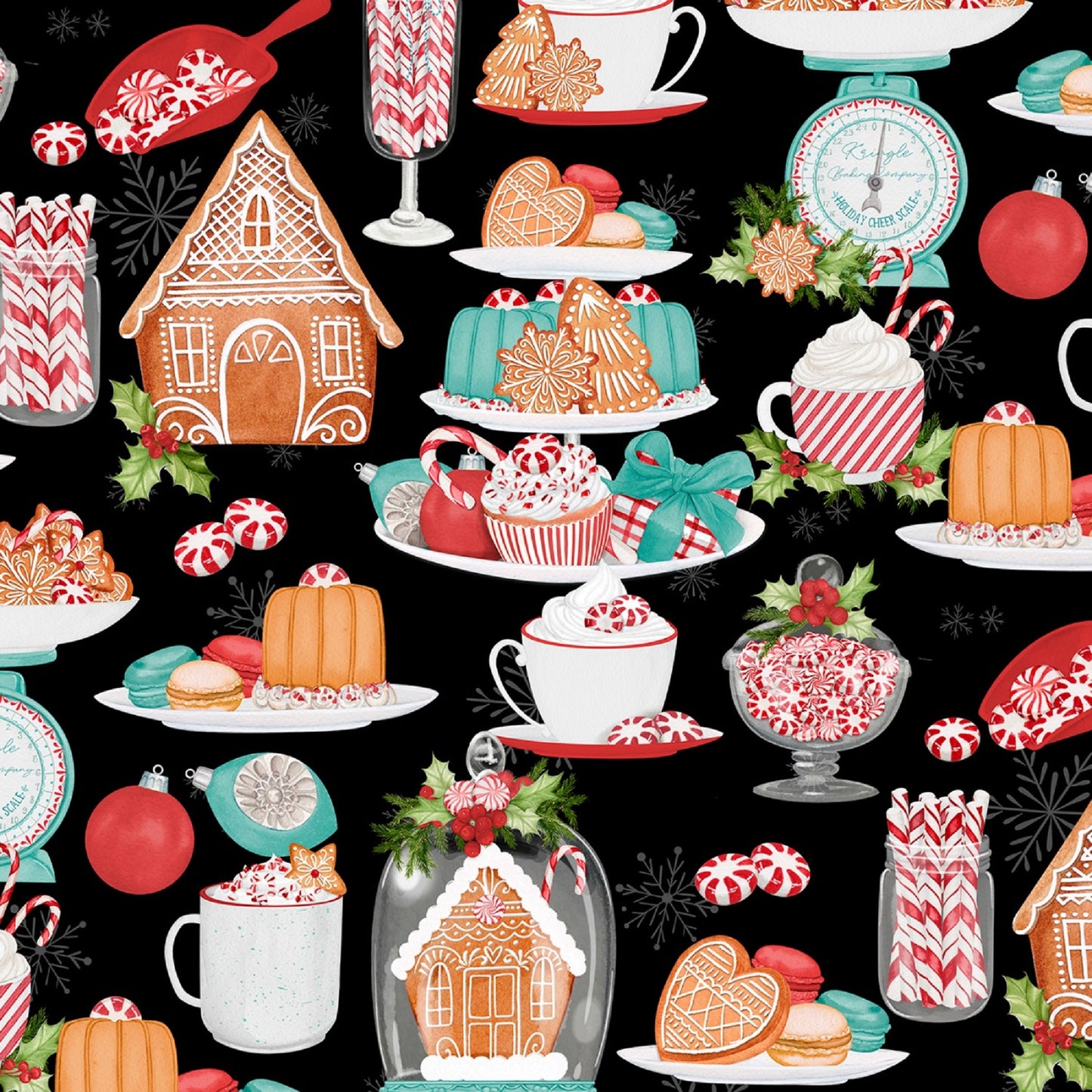 Sugar & Spice Christmas Goodies-Wilmington Prints-By The Yard