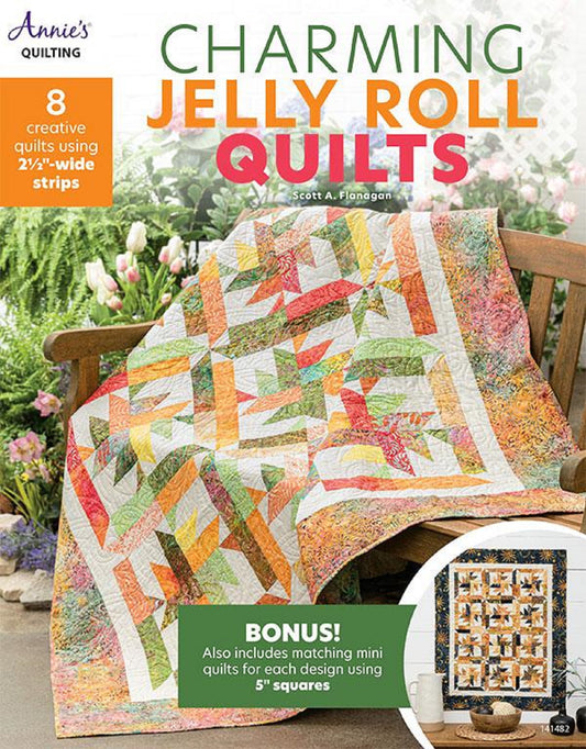 Charming Jelly Roll Quilts-Paper Back-Annie's Quilting-8 Projects