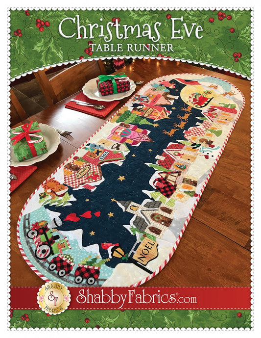 Christmas Eve Table Runner Pattern by Shabby Fabrics