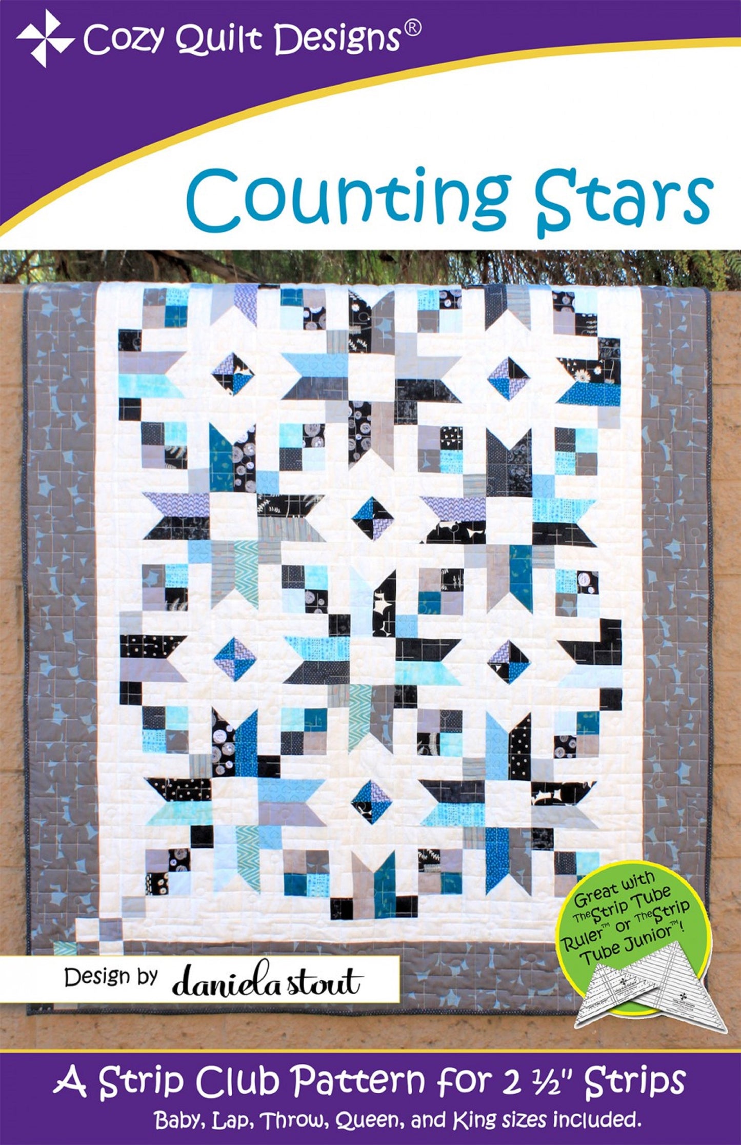 Counting Stars Quilt Pattern by Cozy Quilt Designs