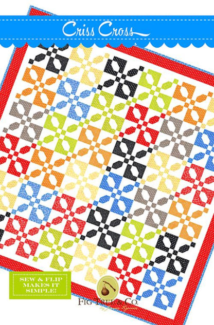 Criss Cross Quilt Pattern by Fig Tree & Co.