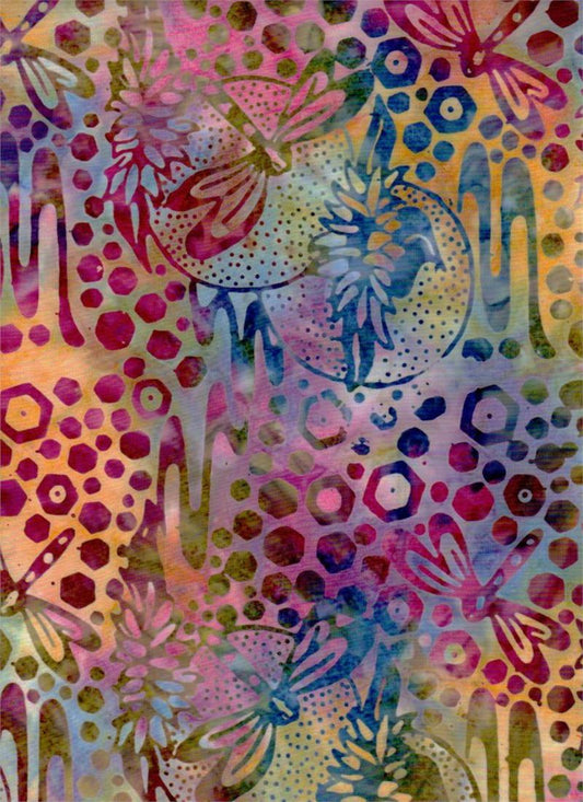 Batik Textiles-#4007-Dragonflies-Batik Textiles-BTY