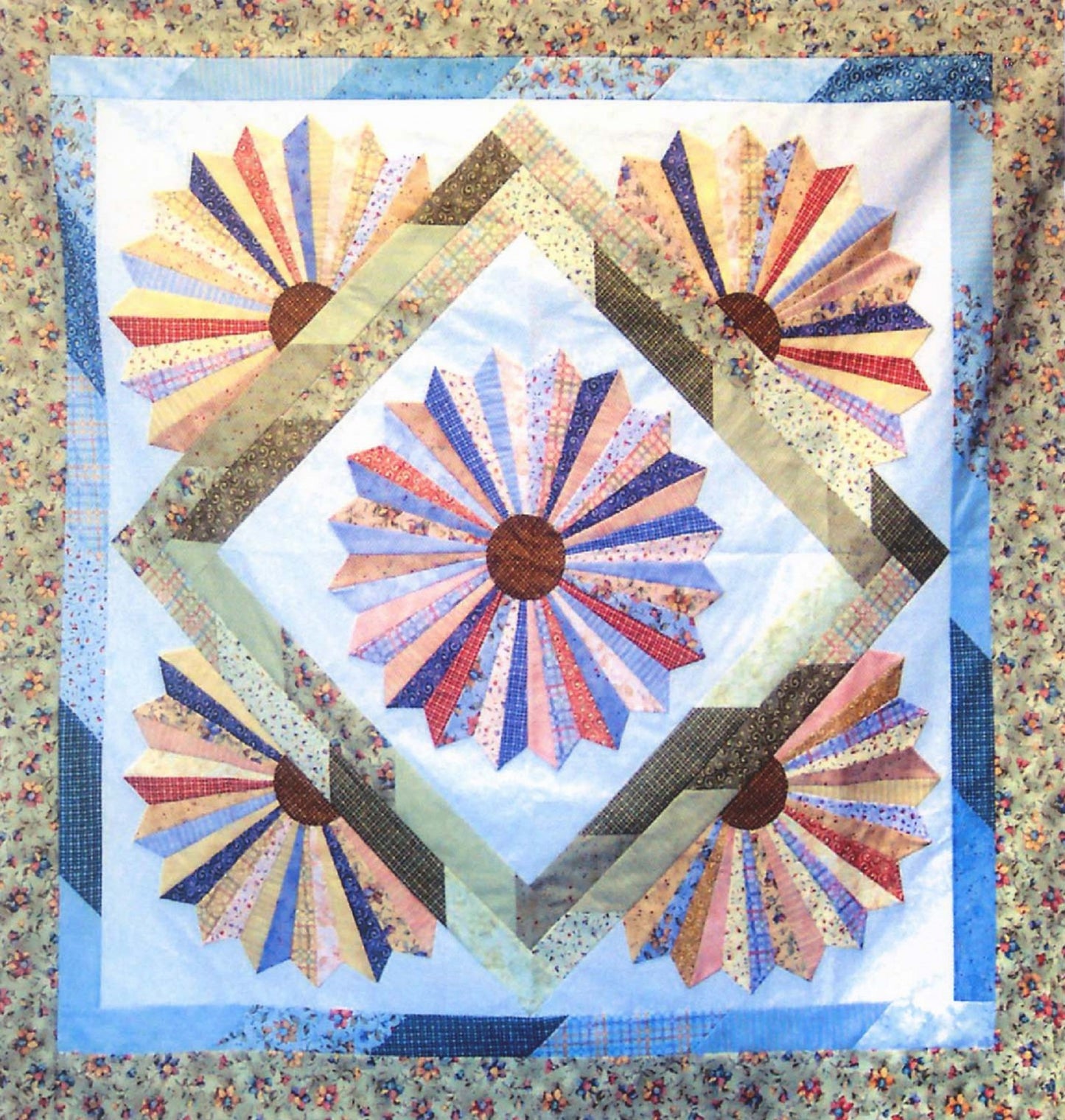 Dresden Bloom Quilt Pattern by Cozy Quilt Designs