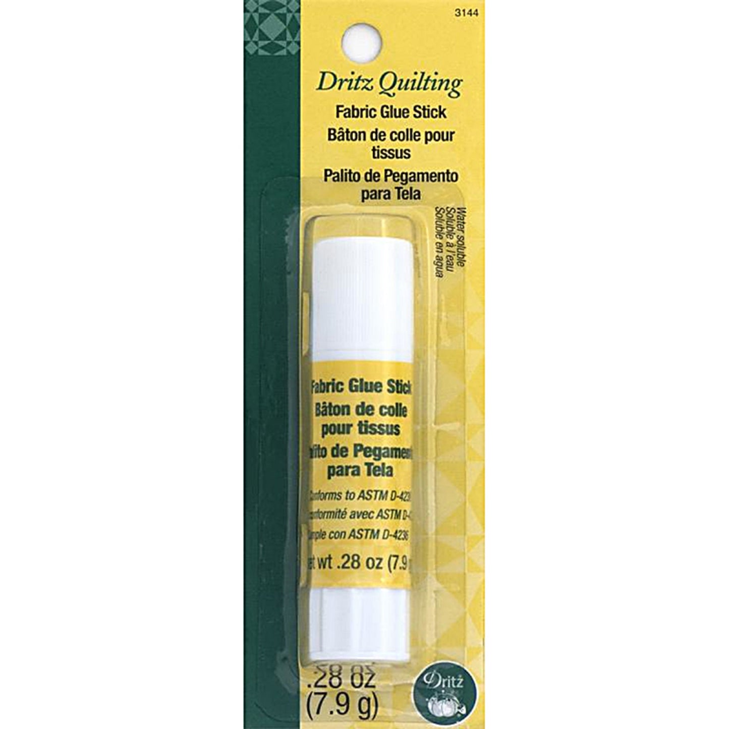 Dritz Fabric Glue Stick-Water Soluble-.28 ounces