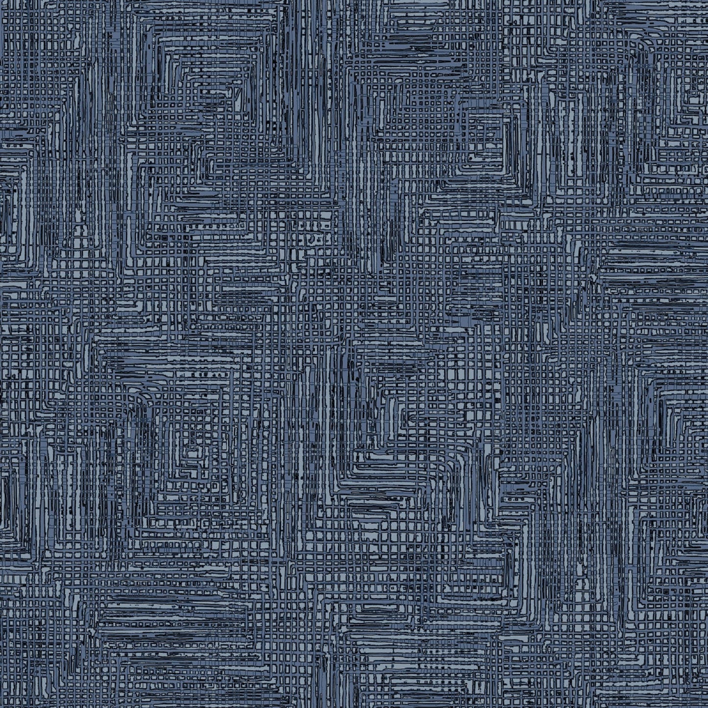 Grass Roots-Blue-P&B Textiles-108 inch Wide