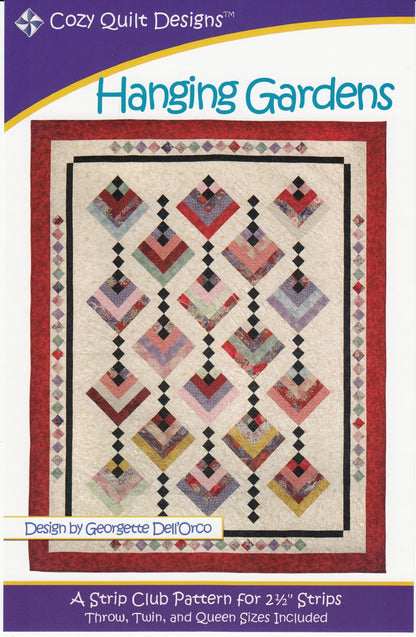 Hanging Gardens Quilt Pattern by Cozy Quilt Designs