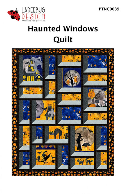 Haunted Windows Quilt Pattern by Ladeebug Design